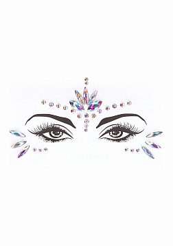 Dazzling Eye Contact  Bling Sticker