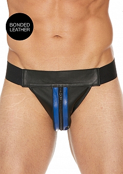 Plain Front With Zip Jock - S/M - Blue