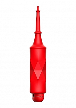 Circe - ABS Bullet With Sleeve - 10-Speeds - Red