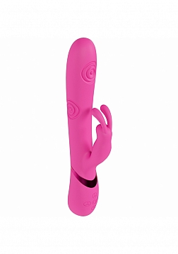 VIVE - Mimi - Triple Motor Recargable - Conejo Vibrador y Golpeador Punto G - Rosa