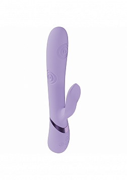VIVE - Fronda - Motor triple recargable - Estimulador de clítoris de hoja con vibración y