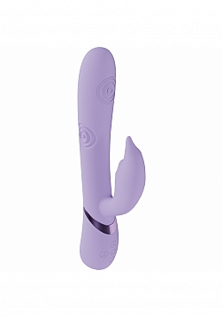 VIVE - Pallina - Triple Motor Recargable - Estimulador de Clítoris con Perlas Vibratorias y Gol