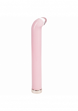 Loveline - Aurora - Recargable - 10 Funciones - Vibrador Punto G 6.3" - Vidrio - Rosa