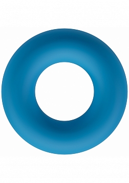 LEVELZ -  Liquid Silicone Cock Ring - M - Teal