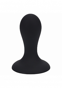 LEVELZ - Plug anal de silicona líquida con sonajero único - Pequeño - Negro