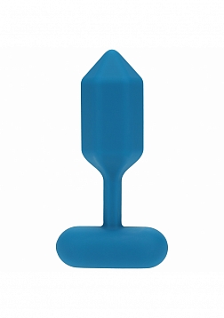 LEVELZ - Hexagonal Vibrating Silicone Anal Plug - Small - Teal