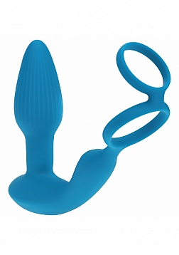 Dual Vibrating Remote Control Prostate Stimulator - Teal