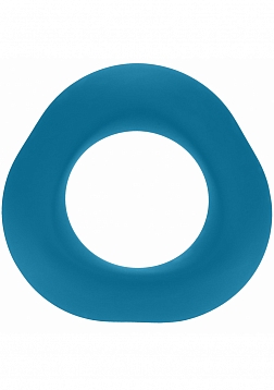 LEVELZ - Ergo Liquid Silicone  Cock Ring - Teal